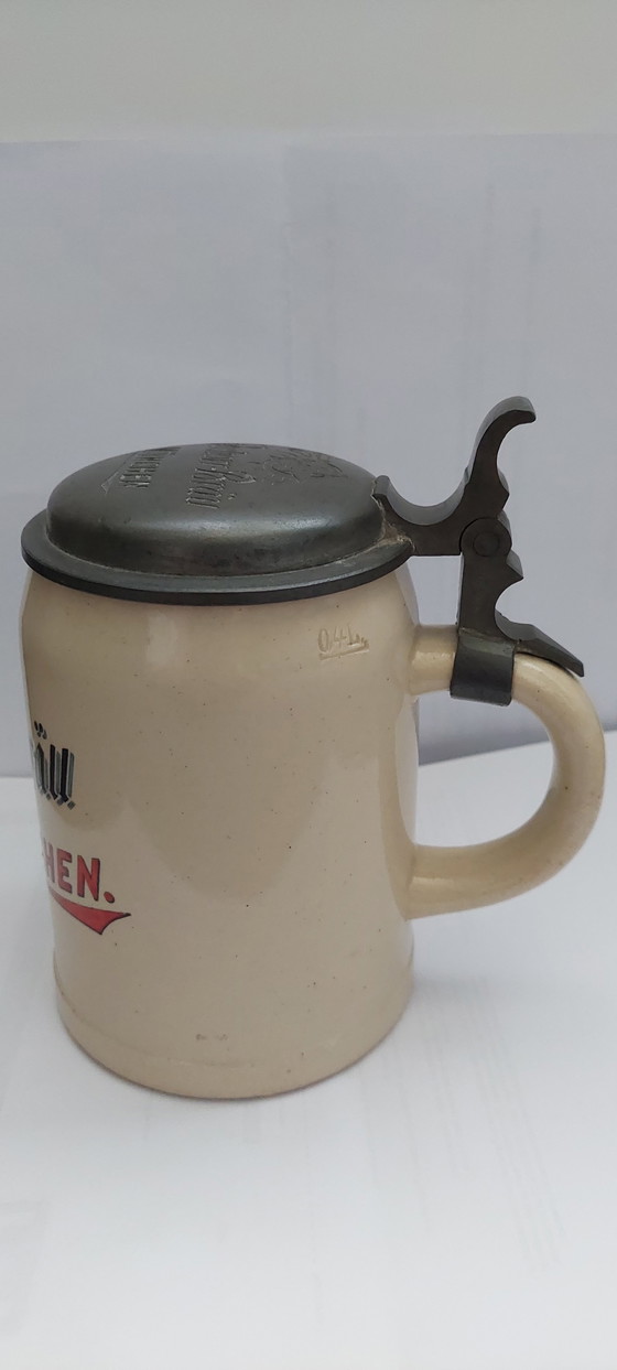 Antique Westerwald Beer Mug Pschorr-Bräu Munich (0.4L) – Decorative Objects, Stone (photo 3 of 15)