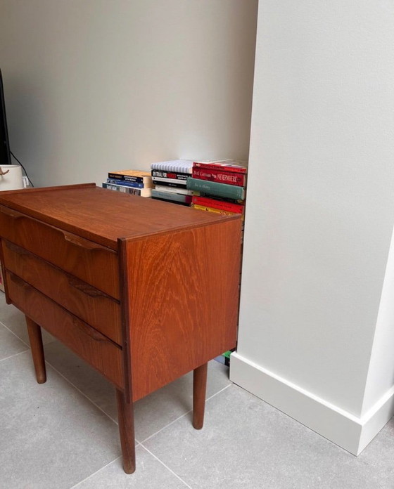 Teak drawers Danish design, Chest of drawers, Wood, Brown, Mid Century Modern (photo 3 of 5)