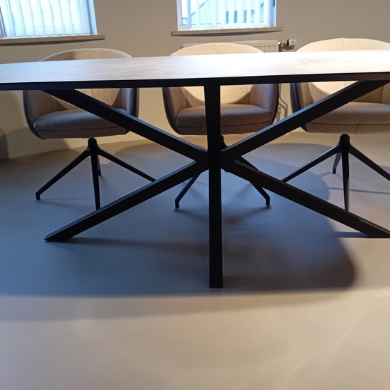 Image 1 of Sumisura HPL Boat-shaped dining table - 220x110