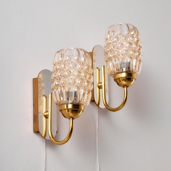 Lámpara de pared de cristal MK10821 de Helena Tynell para Limburg, juego de 2 – Glashütte Limburg, Apliques (photo 3 of 18)