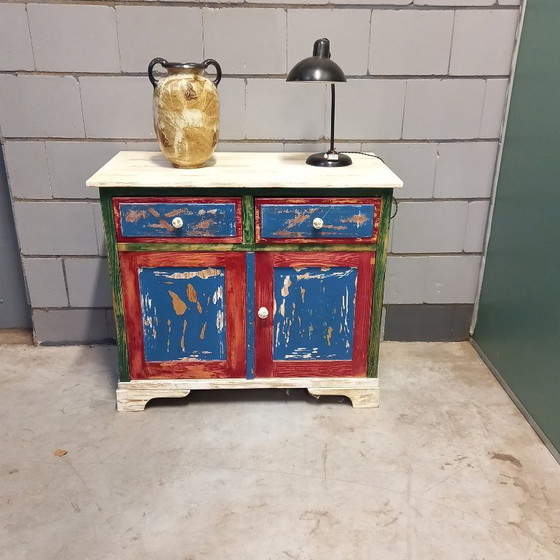 Image 1 of Vintage meidenkast in Boho-stijl