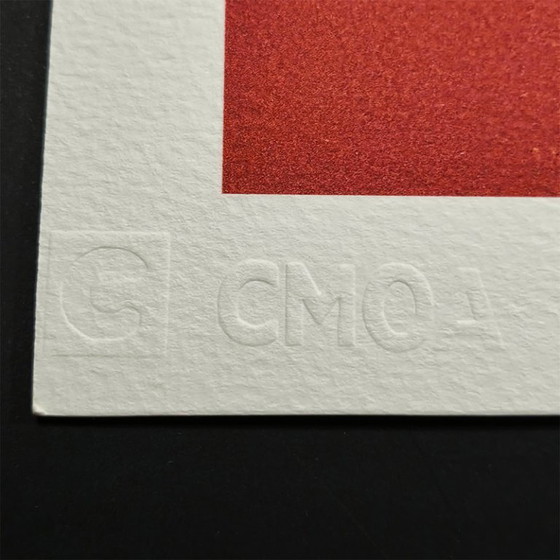 Image 1 of Lithographie d'Andy Warhol en édition limitée par CMOA, numérotée au crayon.