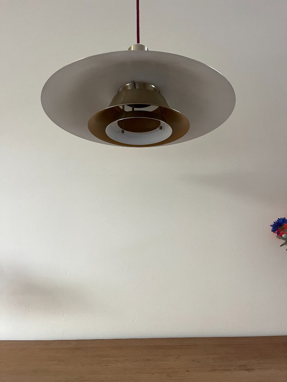 Image 1 of Lampadario vintage di design danese - stile Louis Poulsen