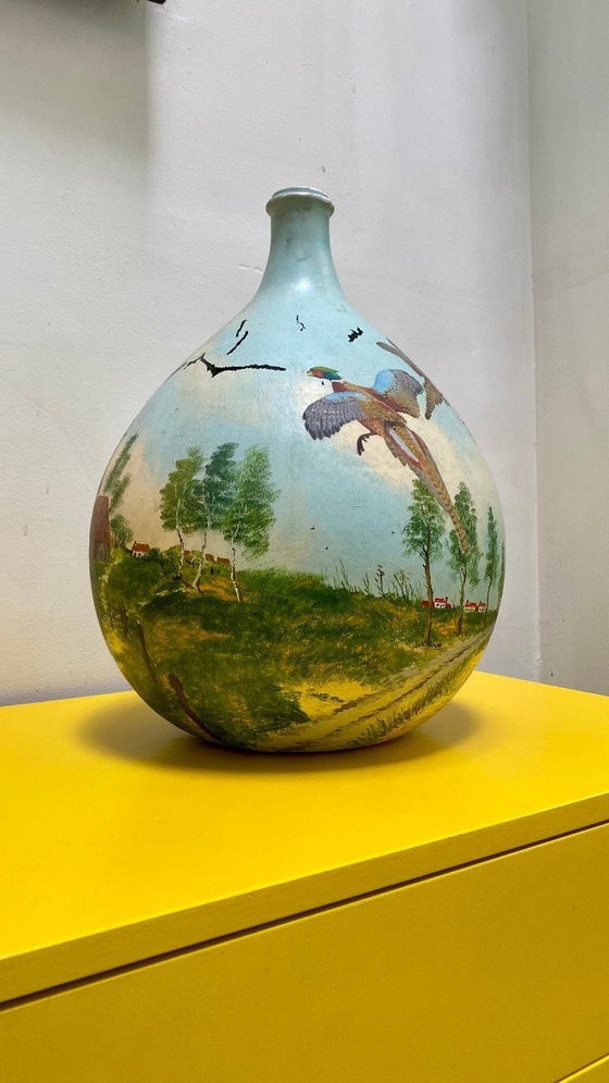 Image 1 of Hübsche Lady Jeanne Vase mit Malerei R.Caboor