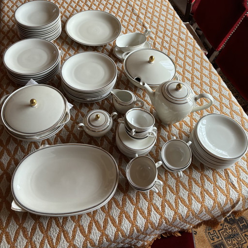 Mitterteich Bavaria 75-Piece Porcelain Dinnerware Set