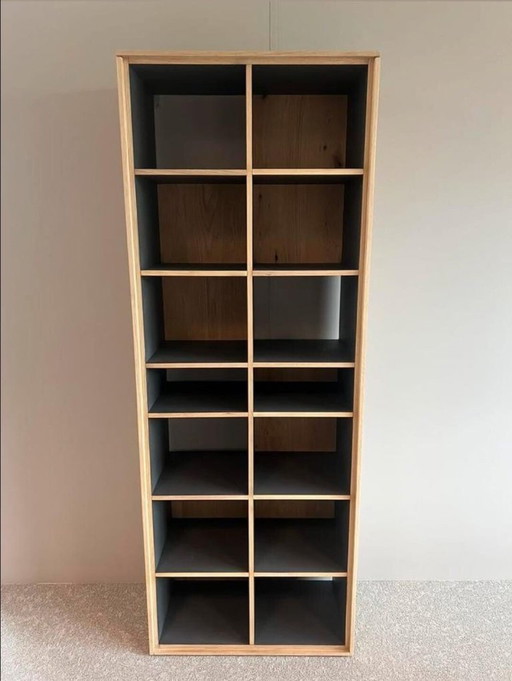 Librería Darwin — Antracita natural 70 x 193 x 35 cm | Xooon – boekenkasten, Wood
