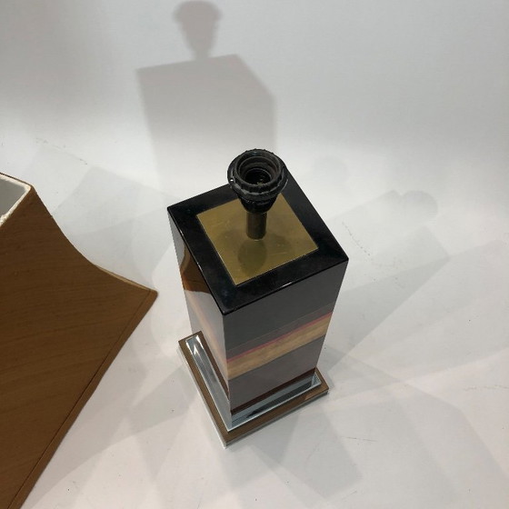 Image 1 of Jean-Claude Mahey tafellamp uit de jaren 70, Franse Hollywood Regency-stijl, mid-century