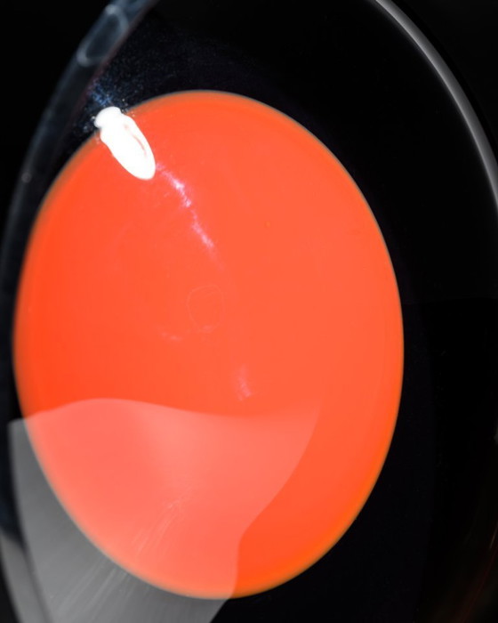 Image 1 of Bol en verre de studio inspiré de l'Op-Art Glasfachschule Zwiesel Hans Wudy Allemagne 2012