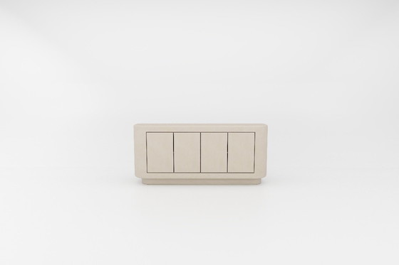 Image 1 of Contemporary Plaster Sideboard with Walnut interior