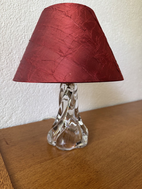 Image 1 of 60's crystal table lamp
