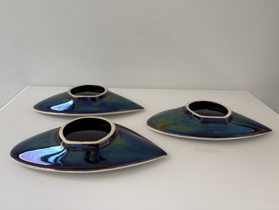 Set Van 3 Vintage 1960’s Verceram Schaaltjes, Model 6794, Frankrijk – Decoratieve objecten, Ceramic (photo 8 of 12)