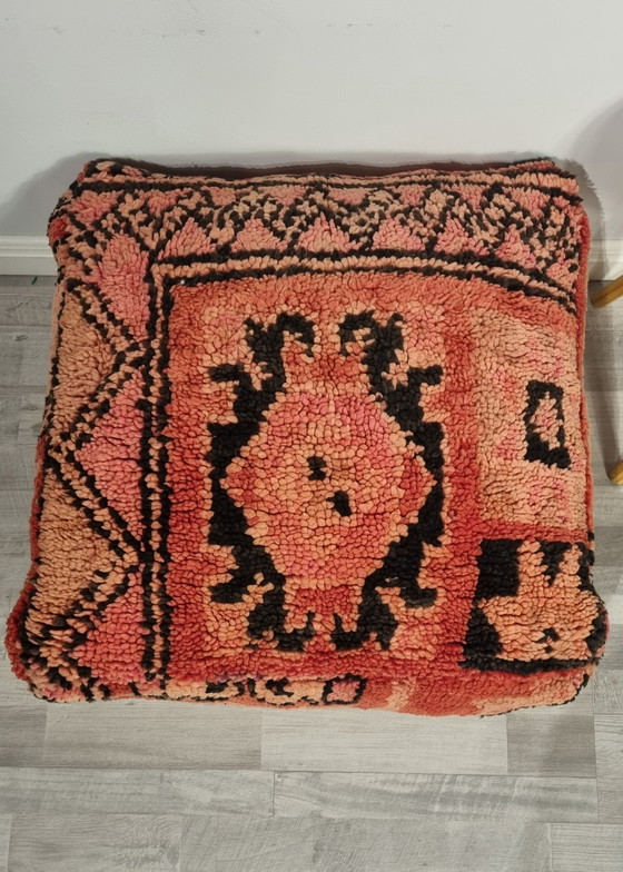 Image 1 of Moroccan Berber Wool Footstool