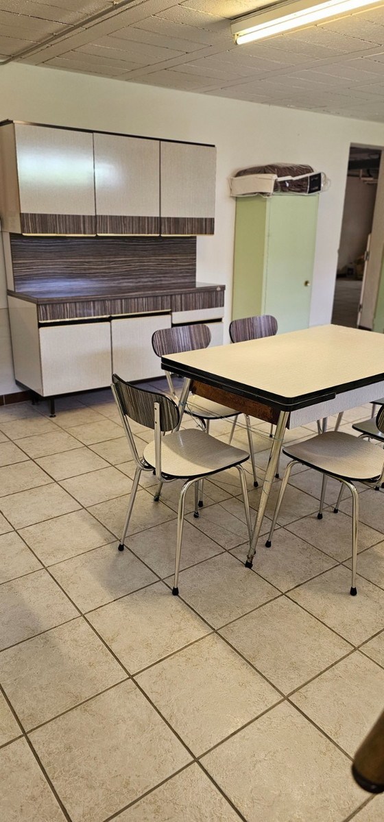 Image 1 of Vintage Formica keukenset, 1961