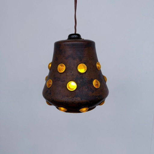 Hanglamp Raak brutalistisch jaren 60