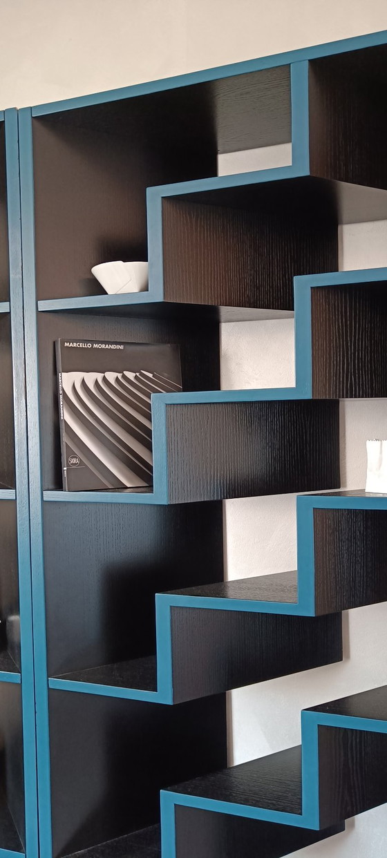 Paar Eckbücherregale von Morandini für Rosenthal, 1984 – Wood (photo 5 of 5)