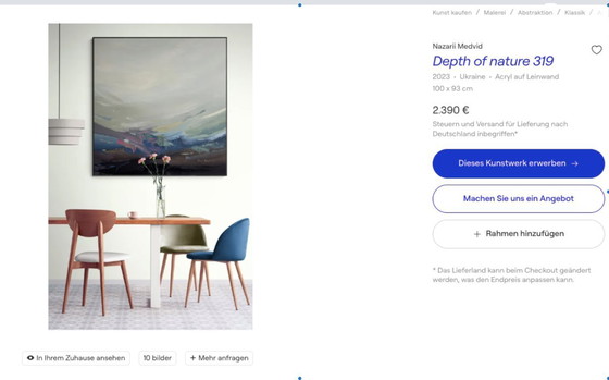 Image 1 of Opera d'arte Pittura Profondità della natura 319 Nazarii Medvid