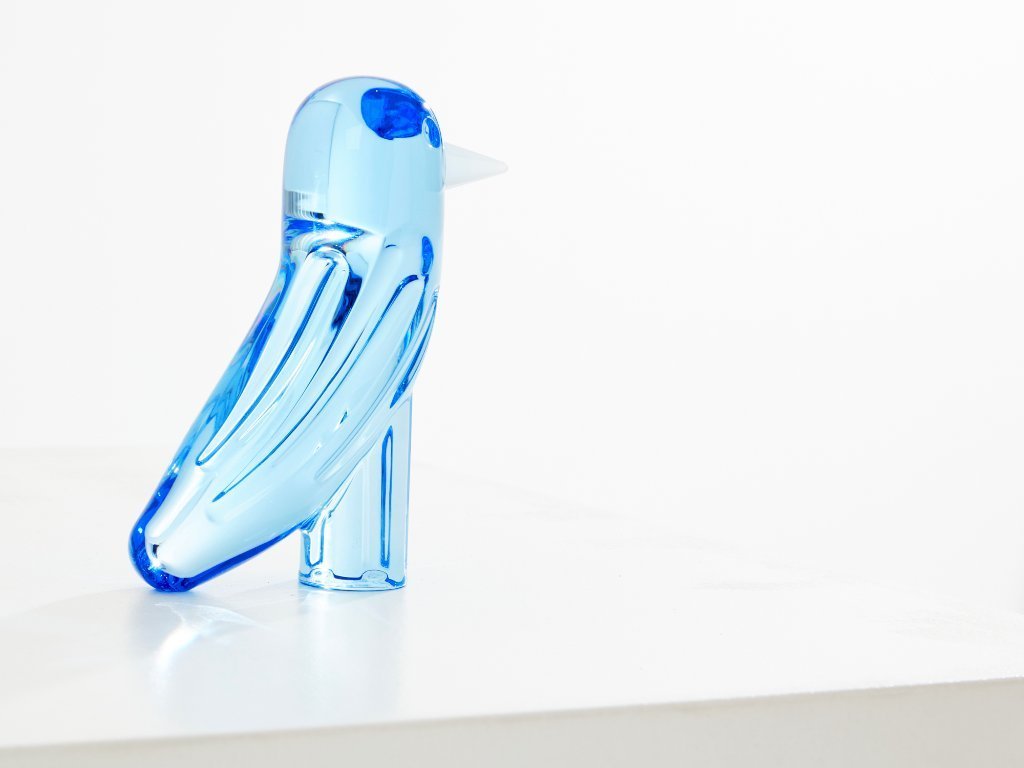 Jaime Hayon for Baccarat Faunacrystopolis light blue crystal bird