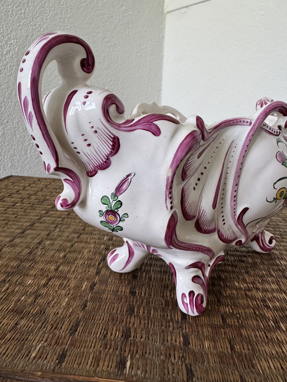 Image 1 of Jardinière Faïence Desvres Ancienne