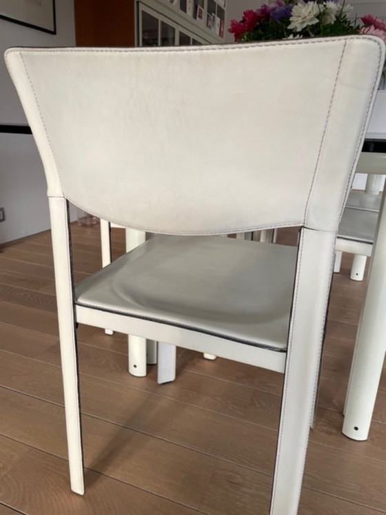 Image 1 of Set of Vintage dining chairs by Matteo Grassi, 1980s