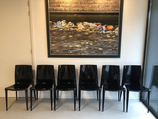 6 x Ulltrabellini Chairs Model 1002 Heller