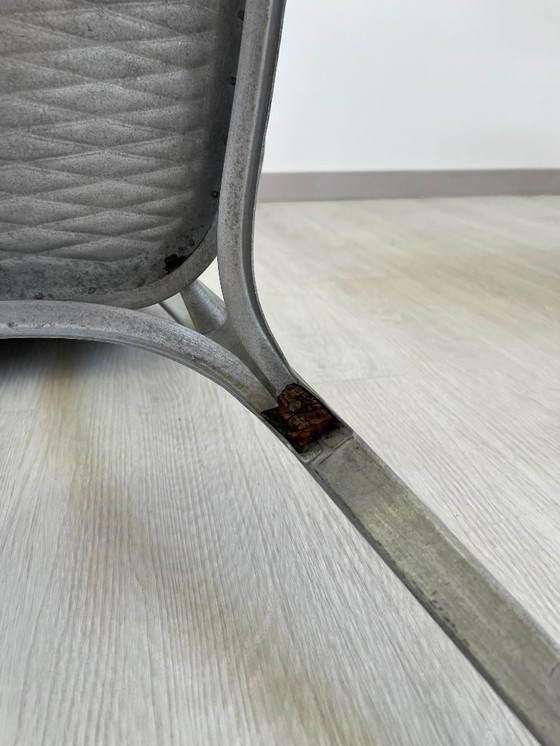 Image 1 of Aluminiumstühle - Avec-Plakette « Gaston Viort - Salon de Provence »