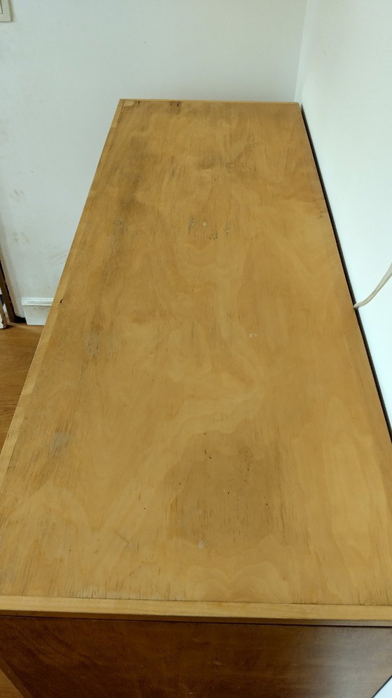 Image 1 of Aparador PASTOE de Cees Braakman - serie de abedul de los años 50 - 130 x 91 x 47 cm