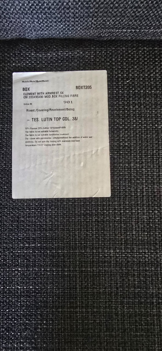 2 Divani Living The Box Sofas – Living Divani, Divani 3 posti, Metal, Textile (photo 5 of 5)
