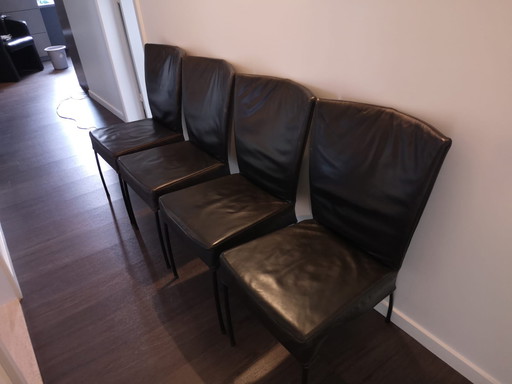 4x Montis Spica Eetkamerstoelen