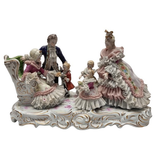 Image 1 of Statue en porcelaine de Muller Volkstedt, de 1907 à 1949