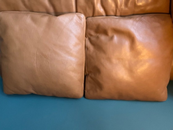 Image 1 of Divano B&B Italia Antonio Cittero modello Luis zgan in pelle cognac