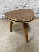 Brown Formica side table