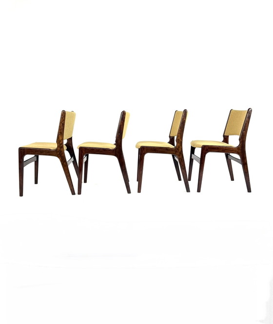 Image 1 of 4 chaises de salle à manger restaurées, modèle 89, Erik Buch '60