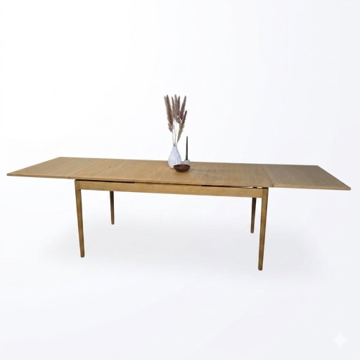 Slagelse XXL Vintage jaren 60 verlengbare Deense eettafel