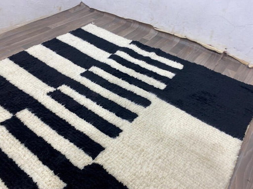 Traditioneel handgemaakt Berberkleed van natuurlijke wol, maat 2/3 meter – Aime Té, vloerkleden en tapijten (photo 2 of 8)