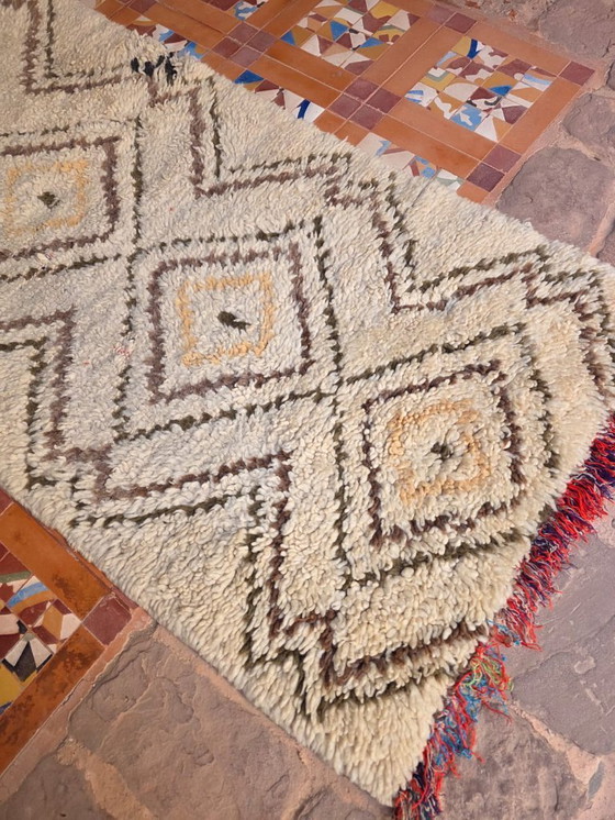 Image 1 of Vintage Beni Ourain runner rug 200 x 72 cm 