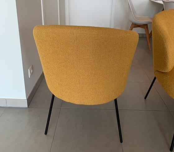 Image 1 of 2x Poltrona Veneto in tessuto Dolce Saffran - Juntoo