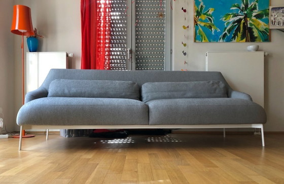 Image 1 of Italian designer sofa - Lima by Tacchini in grey
