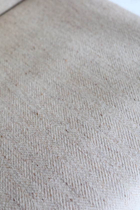 Set di 2 Poltrone vintage, Silkeborg Møbelfabrik anni '60, Legno, Tessile, Crema (foto 5 di 12)