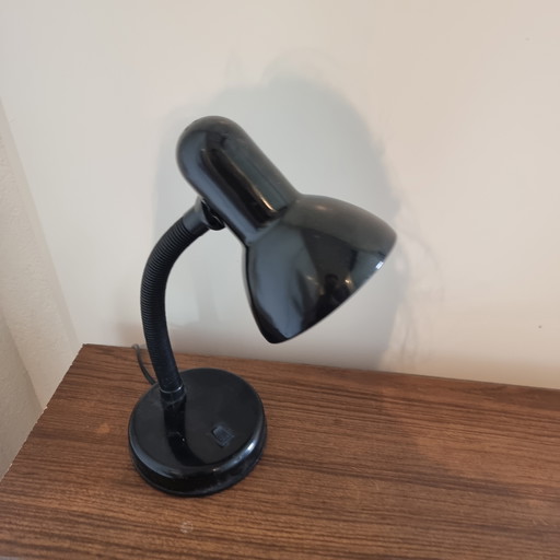 💡 Black Vintage Desk Lamp - 80s/90s -.