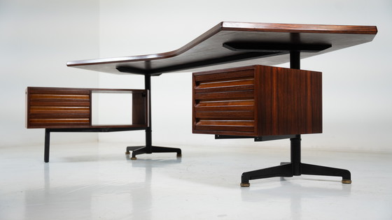 Image 1 of Boemerang T96 bureau door Osvaldo Borsani voor Tecno, Italië, 1960S