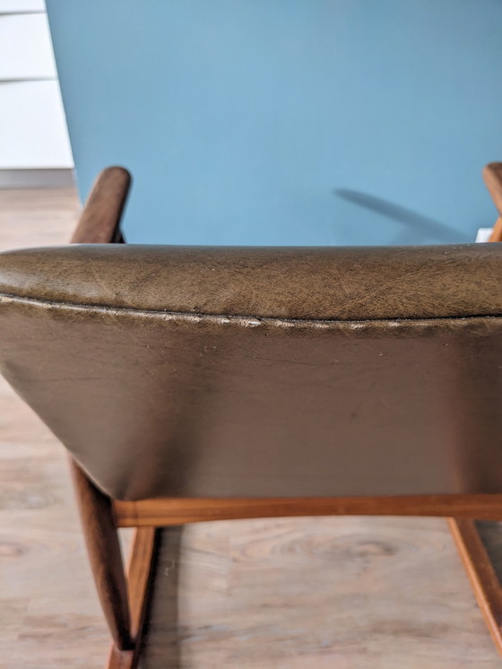 Image 1 of Rocking Chair vintage Webé Louis Teeffelen design rétro