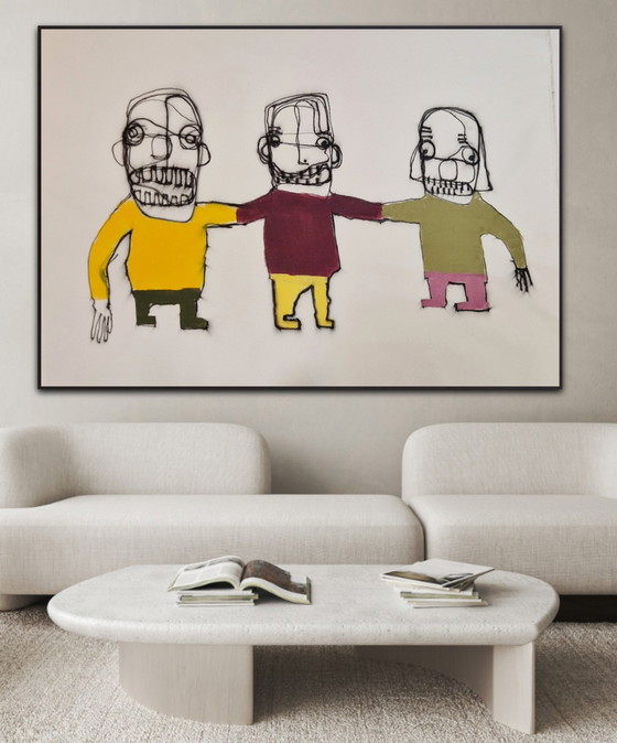 Image 1 of Peinture originale Hamelink : Connexion