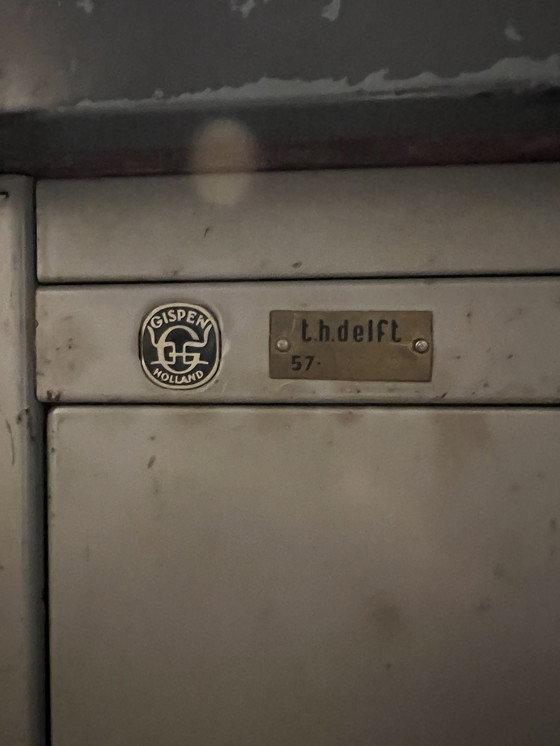 Image 1 of Gispen (Dutch Originals) Industrie-Stahlschreibtisch 7652