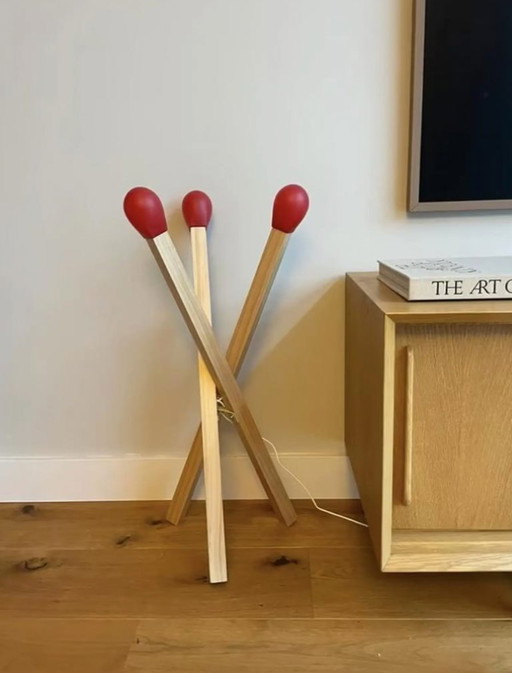 Lampe allumette Ikea Strala - design Lucas Bazle