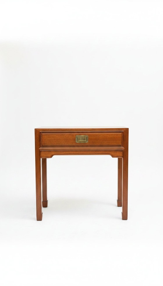 Image 1 of Vintage Chinoiserie Side Table, 1980s