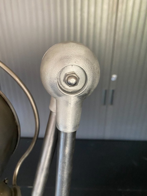 Image 1 of Jieldé 2-arm lamp with matte industrial vintage clear varnish