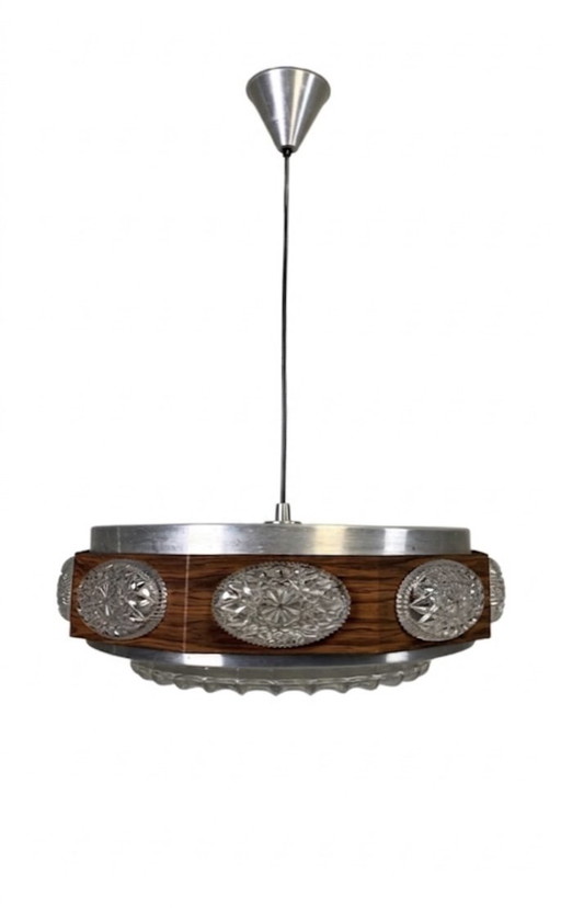 Beautiful vintage Lakro UFO Space Age pendant lamp - '60s/'70s