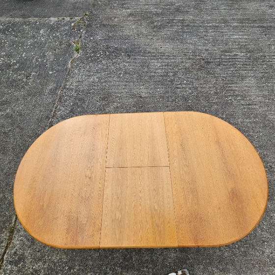 Image 1 of Table de salle à manger danoise extensible - Table de salle à manger post-moderne - années 80