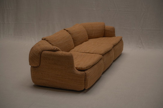 Image 1 of Vertrauliches Dreisitzer-Sofa von Saporiti - Italien 1970er Jahre