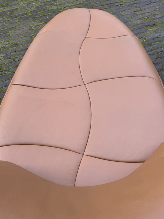 Image 1 of Fauteuil/méridienne Leolux Kikko en cuir Noli